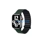Beline Apple Watch Magnetic Pro szíj 42/44/45/49mm, Apple Watch készülékhez, fekete/zöld doboz
