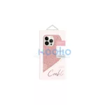UNIQ Coehl Terrazzo tok iPhone 14 Pro Max 6,7" készülékhez korall rózsaszín