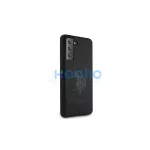 US Polo Silicone On Tone szilikontok Samsung Galaxy S21 G991 készülékhez fekete