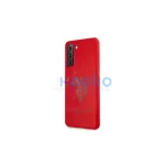 US Polo USHCS21SSLHRTRE Samsung Galaxy S21 G991 készülékhez Silicone On Tone tok piros