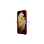 US Polo USHCS21SSLHRTRE Samsung Galaxy S21 G991 készülékhez Silicone On Tone tok piros