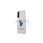 US Polo USHCS21SSLHRWH S21 G991 készülékhez Silicone Logo tok fehér
