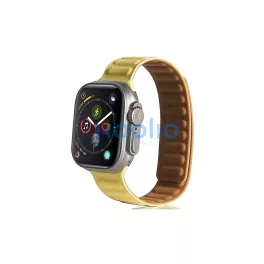   Beline Apple Watch készülékhez mágneses karpánt 38/40/41mm sárga
