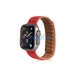   Beline Apple Watch készülékhez mágneses szíj 42/44/45/49mm piros