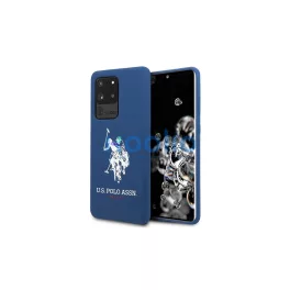  US Polo USHCS69SLHRNV S20 Ultra G988 készülékhez tok – tengerészkék Silicone Collection