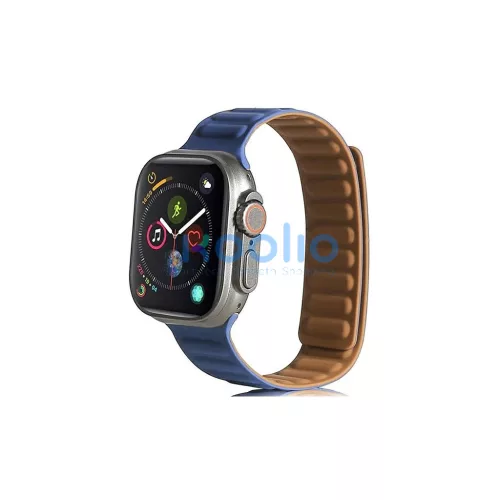 Beline Apple Watch készülékhez mágneses szíj 42/44/45/49mm kék