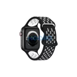 Beline Apple Watch készülékhez New SportSilicone óra szíj 38/40/41mm fekete/fehér Box