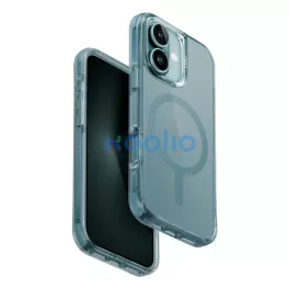   UNIQ Combat iPhone 16 Plus 6.7" készülékhez Magclick töltődő tok zöld/türkiz