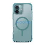 UNIQ Combat iPhone 16 Plus 6.7" készülékhez Magclick töltődő tok zöld/türkiz