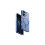 UNIQ Combat iPhone 16 Plus 6.7" Magclick töltőtok iPhone 16 Plus készülékhez kék/gyöngyházkék