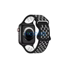   Beline Apple Watch készülékhez New SportSilicone szíj 42/44/45/49mm fekete/fehér doboz