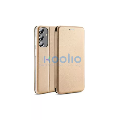 Beline Case Book Magnetic tok Samsung A04sA047 készülékhez arany