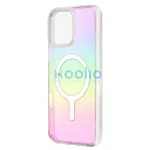 UNIQ Iridescia MagClick Charging tok iPhone 16 Plus készülékhez holografikus