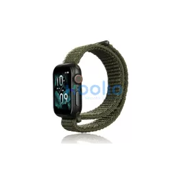   Beline Apple Watch készülékhez Nylon 38/40/41mm cargo khaki szíj