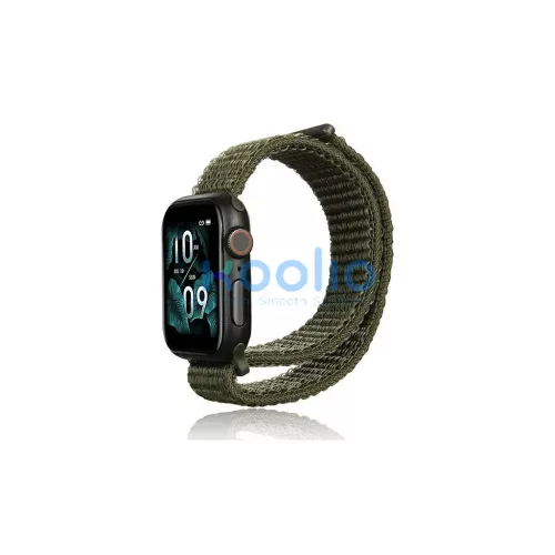 Beline Apple Watch készülékhez Nylon 38/40/41mm cargo khaki szíj