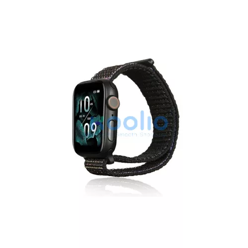 Beline Apple Watch Nylon szíj 38/40/41mm fekete