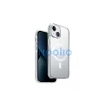 UNIQ Combat tok iPhone 14 Plus / 15 Plus 6,7" készülékhez Magclick Charging satin átlátszó
