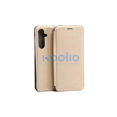 Beline Case Book Magnetic Samsung A55A556 készülékhez arany
