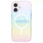 UNIQ Iridescia tok iPhone 17 készülékhez, Magclick Charging holo quartz