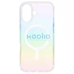 UNIQ Iridescia tok iPhone 17 készülékhez, Magclick Charging holo quartz