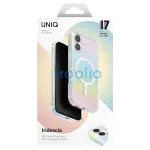 UNIQ Iridescia tok iPhone 17 készülékhez, Magclick Charging holo quartz