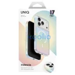 UNIQ Iridescia tok iPhone 17 Pro készülékhez – Magclick Charging holo quartz