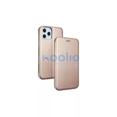 Beline Book Magnetic tok iPhone 12/12Pro 6.1 készülékhez rózsaarany