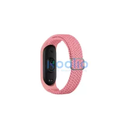   Beline Mi Band 3/4 készülékhez Textileróżowy szíj, rózsaszín
