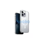UNIQ Combat Case iPhone 14 Pro Max 6,7” készülékhez tok Magclick Charging satin-féle átlátszó