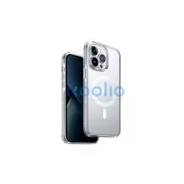  UNIQ Combat Case iPhone 14 Pro Max 6,7” készülékhez tok Magclick Charging satin-féle átlátszó