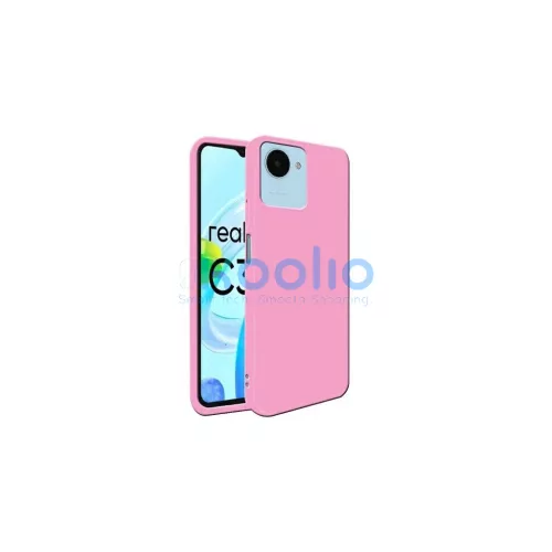 Beline Case Candy Realme C30 készülékhez tok világos rózsaszín