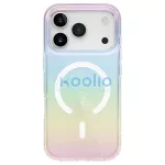 UNIQ Iridescia tok iPhone 17 Pro Max készülékhez Magclick Charging holo quartz