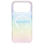 UNIQ Iridescia tok iPhone 17 Pro Max készülékhez Magclick Charging holo quartz