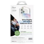 UNIQ Iridescia tok iPhone 17 Pro Max készülékhez Magclick Charging holo quartz