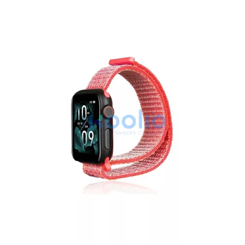 Beline Apple Watch szíj Nylon42/45/45/49mm, Apple Watch készülékhez, rózsaszín / élénk rózsaszín
