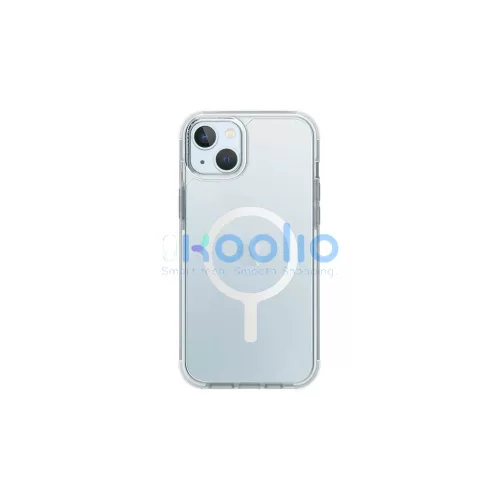 UNIQ Combat iPhone 15 Plus / 14 Plus készülékhez 6.7" Magclick Charging töltőtok fehér