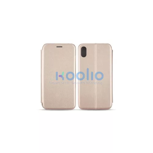 Beline Book Magnetic iPhone Xs Max készülékhez tok arany
