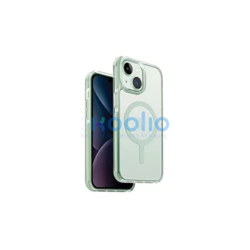 UNIQ Combat Magclick töltőtok iPhone 15 Plus és 14 Plus 6,7" készülékhez menta