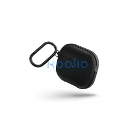   UNIQ Valencia Case AirPods 3 készülékhez antimikrobiális éjfekete