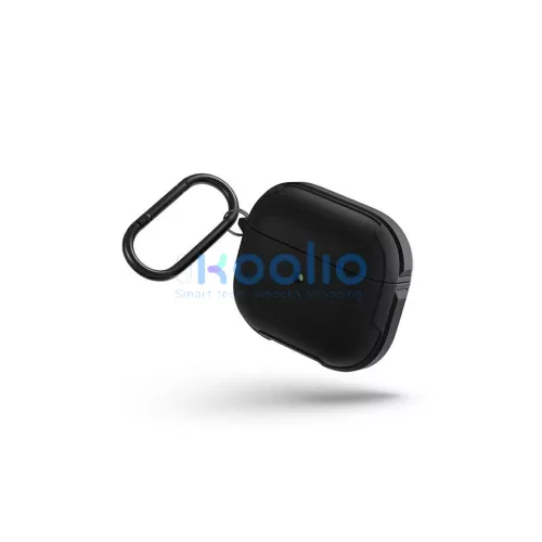 UNIQ Valencia Case AirPods 3 készülékhez antimikrobiális éjfekete