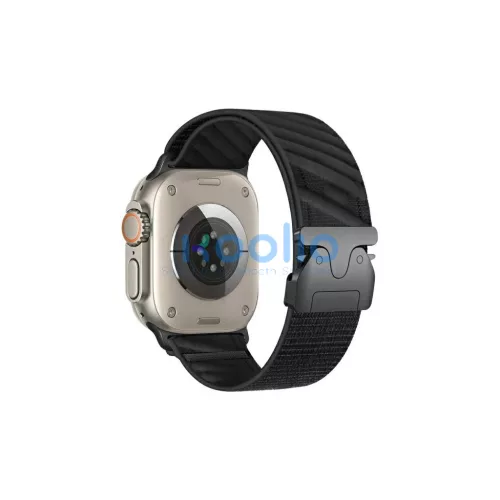 Beline Apple Watch készülékhez Oblique Strap 42/44/45/49mm fekete
