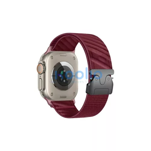Beline Apple Watch készülékhez Oblique szíj 42/44/45/49mm piros