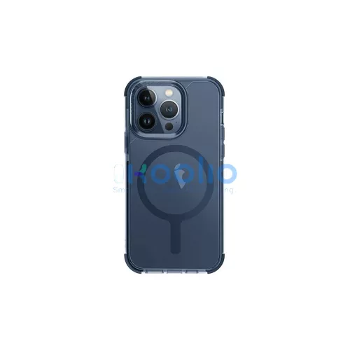 UNIQ Combat iPhone 15 Pro készülékhez 6.1" Magclick töltőtok füstkék