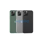 USAMS Gentle Case iPhone 12 mini készülékhez, 5.4" IP12QR03 (US-BH608), zöld/átlátszó