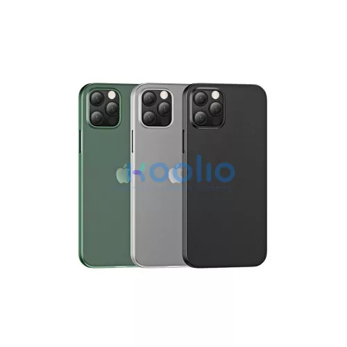 USAMS Gentle Case iPhone 12 mini készülékhez, 5.4" IP12QR03 (US-BH608), zöld/átlátszó