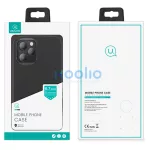 USAMS Gentle Case iPhone 12 mini készülékhez, 5.4" IP12QR03 (US-BH608), zöld/átlátszó