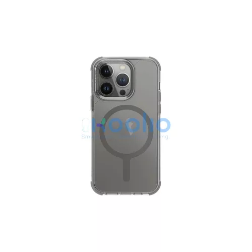 UNIQ Combat iPhone 15 Pro készülékhez 6.1" Magclick töltőtok frost szürke