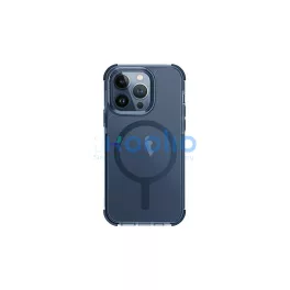   UNIQ Combat iPhone 15 Pro Max 6.7" Magclick tölőtok készülékhez sötétkék/füstkék