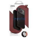 UNIQ Keva EDGE Magclick Charging tok iPhone 17 Pro készülékhez narancssárga