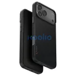 UNIQ Keva EDGE Magclick Charging tok iPhone 17 Pro Max készülékhez fekete
